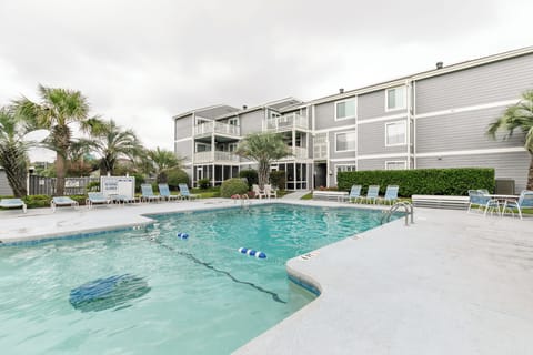 Largest pool along the beach that I have seen!  Steps from ocean!