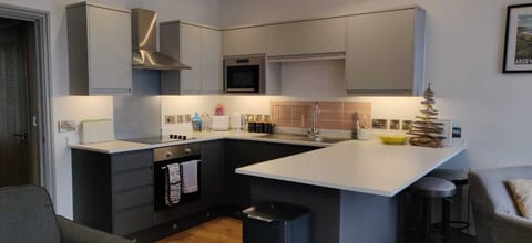 Superior Apartment, Sea View | Private kitchen | Espresso maker, coffee/tea maker, electric kettle, toaster