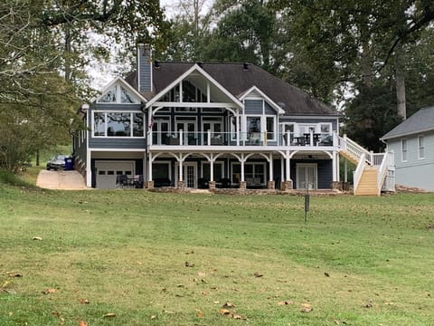 View of Back of Lake house