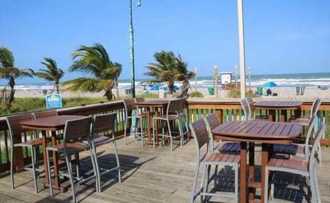 Hardest decision, which restaurant to pick. This is Coconuts on the beach.