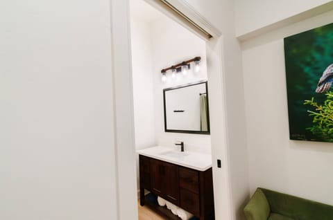Bathroom and entry bench