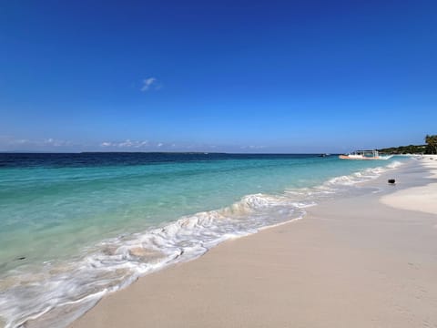Beach nearby, white sand