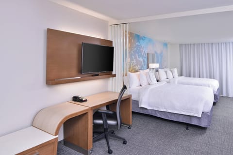 Premium bedding, pillowtop beds, in-room safe, desk