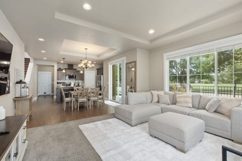 Open floor plan — perfect for gathering with friends & family.