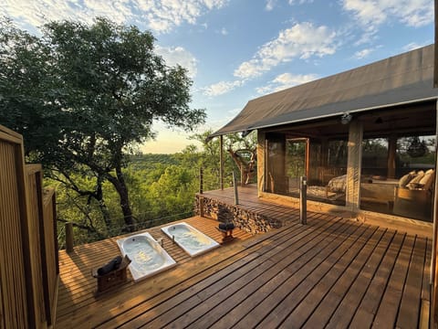 Luxury Tent, Valley View | Private spa tub