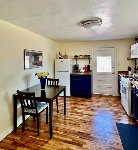 Kitchen - Dining Seating and Hardwood Floor