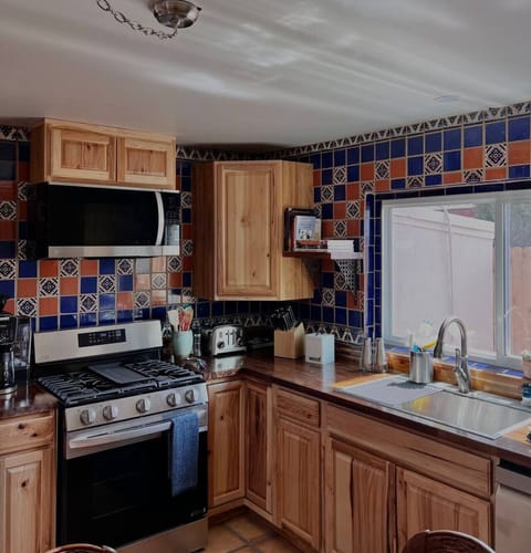 Kitchen - Modern Appliances: Oven and Stovetop, Microwave, Toaster, and MORE! Talavera Tile