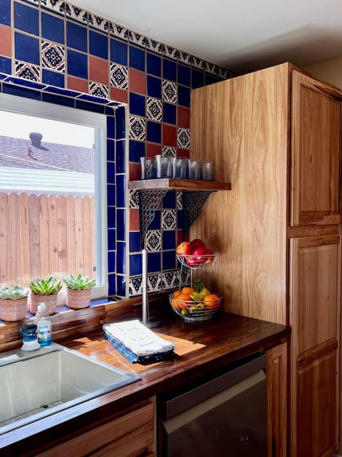 Kitchen - Talavera Tile, Shelf Space, and Cabinet Space
