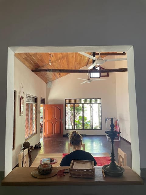 View of the hall from the kitchen