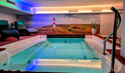 Indoor spa tub