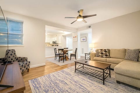CWE 2BR with king master suite · steps to Forest Park