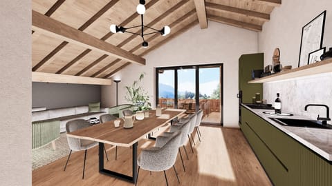 DasSonneneck Fewo5 Render Wohnen 1