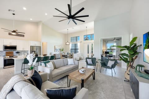 Open concept living area