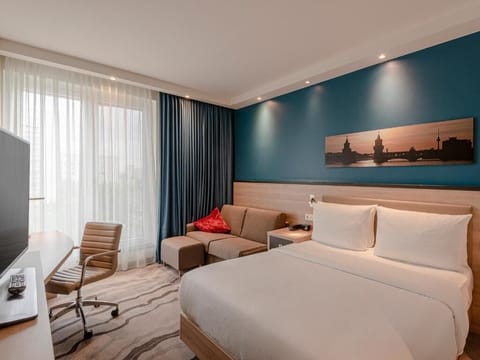 Bedroom. Interior and views may vary based on location and availability