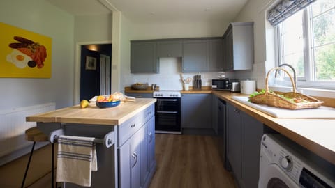 East Lodge, Bughtrig - the contemporary kitchen