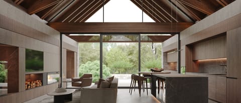 Luxury Villa, 3 Bedrooms, Garden View (Private Sauna) | Living area