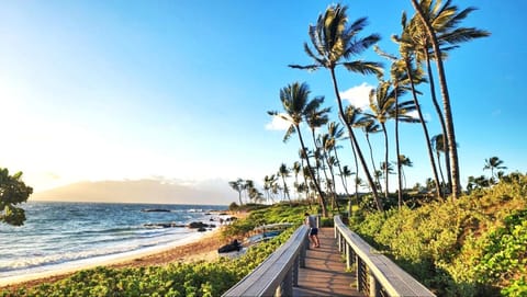 The nearby Wailea Beach Walk is a scenic path with gorgeous views GCH-121
