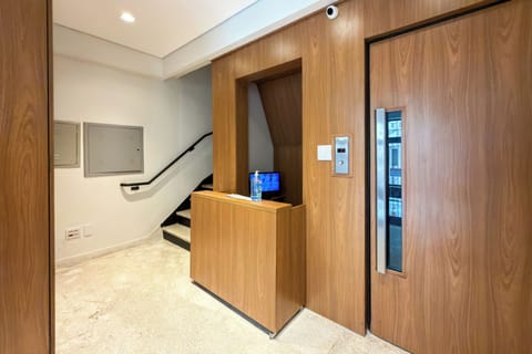 Interior entrance