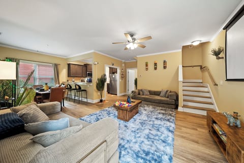 Mood: checked out of stress, checked into comfort. 