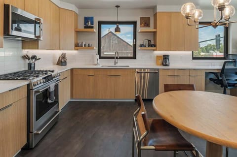 Plenty of space in this open kitchen