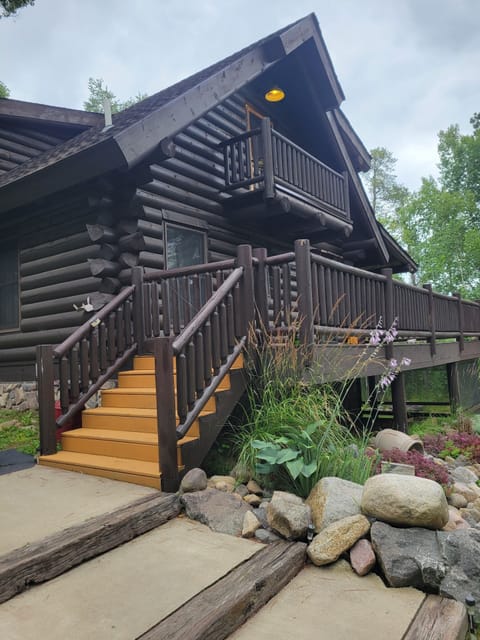 Just up these stairs is the entrance to your home away from home for your stay.