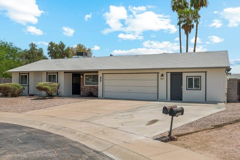 Newly remodeled with a clean, desert landscape