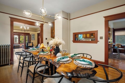 A beautifully set dining table, perfect for making memories!