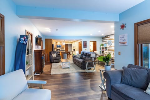 We LOVE this spacious and bright living room!