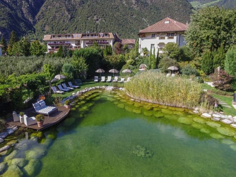 Indoor pool, outdoor pool, sun loungers