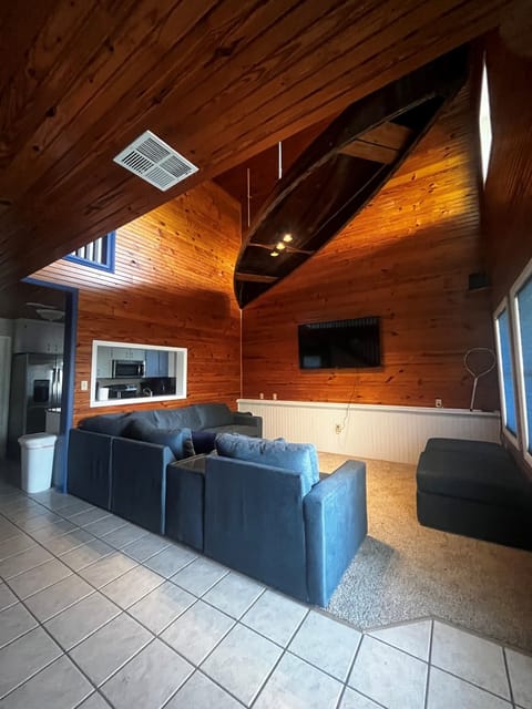 Canoe lighting - Living Room