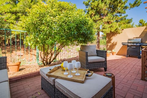 Private fenced pet-friendly patio