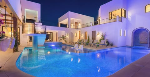 Pool at night