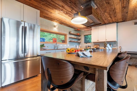 Central kitchen island.
