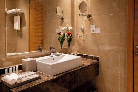 Free toiletries, bathrobes, slippers, soap