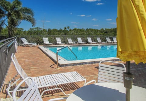 Hello Sunshine! Admiral's Bay Resort Pool and Picnic Area borders the Preserve.