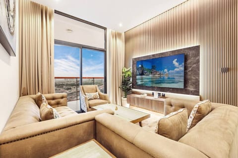 Living Room: Enjoy stunning views and modern elegance in this stylish retreat!