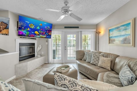 Spacious Living Room with Balcony Access