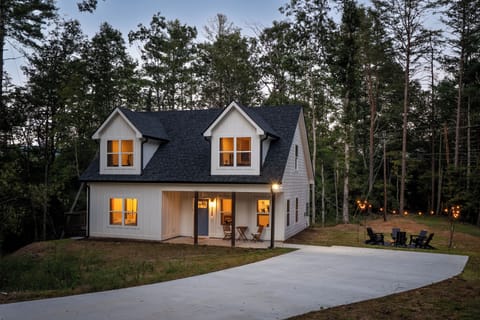 That rush of excitement when the cabin finally comes into view.