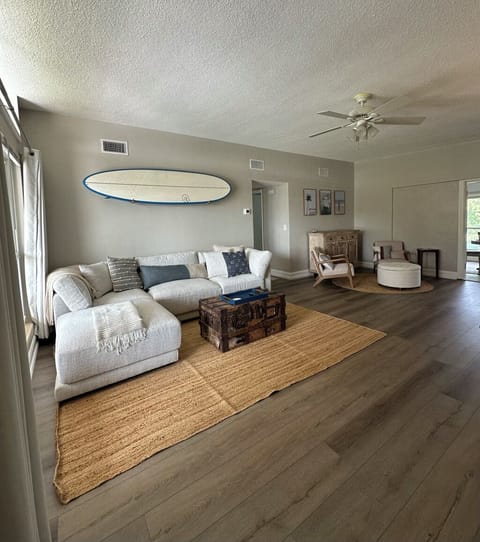 Large open living room space