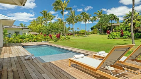 Kukuiula Makai Cottage #22 - Expansive Pool Deck & Backyard Playground - Parrish Kauai