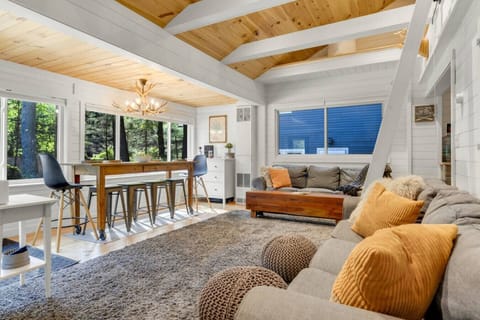 Spacious and sunny living room, ideal for family time.