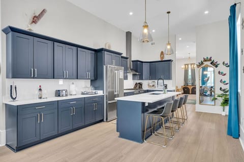 Fully stocked kitchen