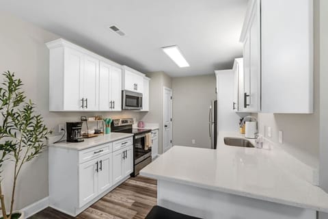 Fully stocked kitchen