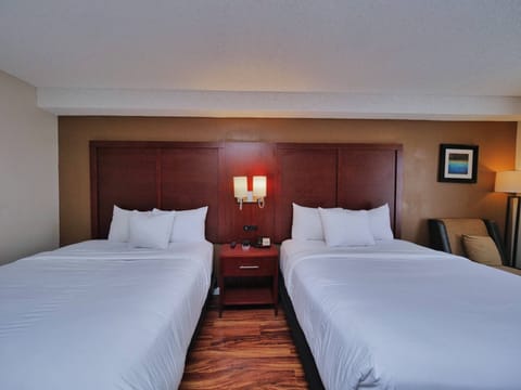 Standard Room, 2 Queen Beds, Non Smoking | Premium bedding, in-room safe, desk, iron/ironing board