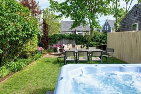 MAIN HOUSE Hot Tub | Private Outdoor Hot Tub | Shared Outdoor Space for Both Homes