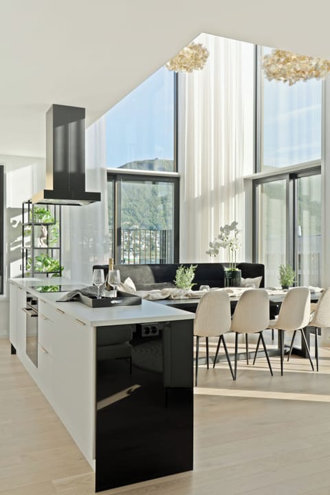 Luxury Duplex, Ocean View | Living area | Flat-screen TV