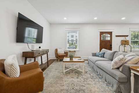 Living Room: Spacious and comfy — perfect for game nights, chats, and everything in between