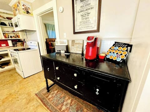 Enjoy a cup of coffee at the coffee bar! Also, wifi information can be found here.