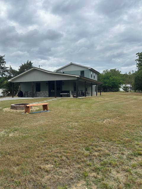 Front of house and yard