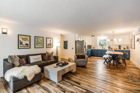Living Room to dining + kitchen